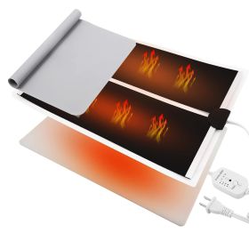 1Pc Resin Heating Mat With Smart Timer Setting Resin Curing Machine Silicone Mat Resin Dryer 4 Gear Temperature Adjustment For Resin Mold Silicon (Color: Black)